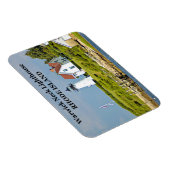 Warwick Neck Lighthouse, Rhode Island Foto Magnet (Rechte Seite)