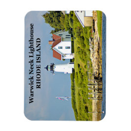 Warwick Neck Lighthouse, Rhode Island Foto Magnet
