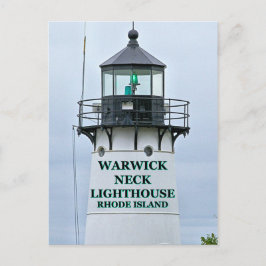 Warwick Neck Lighthouse, Rhode Island Postcard Postkarte