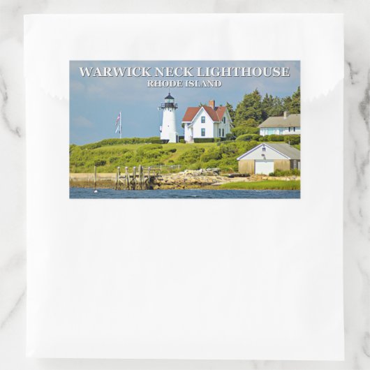 Warwick Neck Lighthouse, Rhode Island Stickers (Tasche)