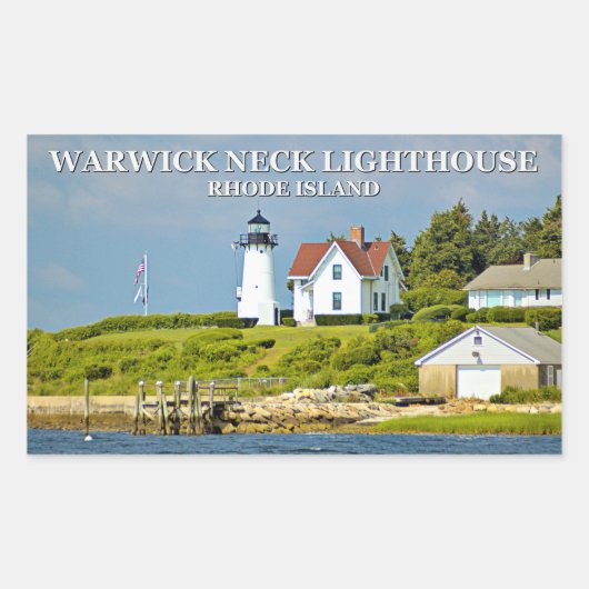Warwick Neck Lighthouse, Rhode Island Stickers (Vorderseite)