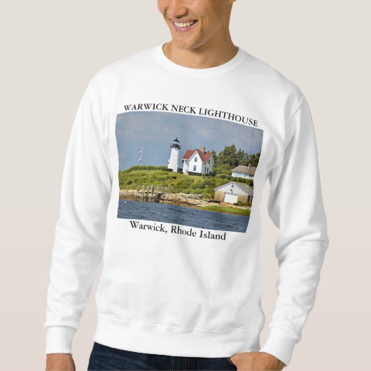 Warwick Neck Lighthouse, Rhode Island Sweatshirt (Vorderseite)
