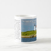Warwick Neck Lighthouse, Rhode Island Tasse (Mittel)