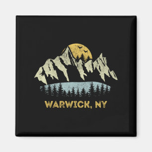 Warwick New York Berg Sonnenuntergang Sonnenaufgan Magnet