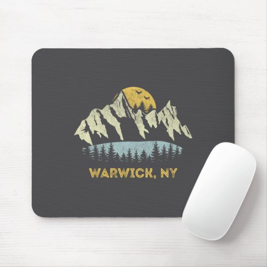 Warwick New York Mountain Sunset Sunrise Ny  Mousepad (Mit Mouse)