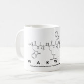 Warwick Peptidname Tasse (Vorderseite Links)