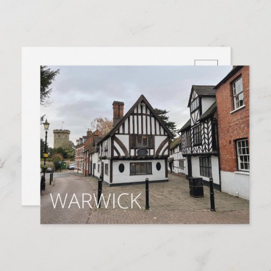 Warwick Postkarte (Vorne/Hinten)