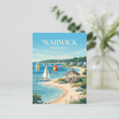 Warwick, Rhode Island Postkarte (Stehend Vorderseite)