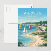 Warwick, Rhode Island Postkarte (Vorne/Hinten)