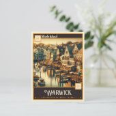 Warwick, Rhode Island | VINTAG Postkarte (Stehend Vorderseite)