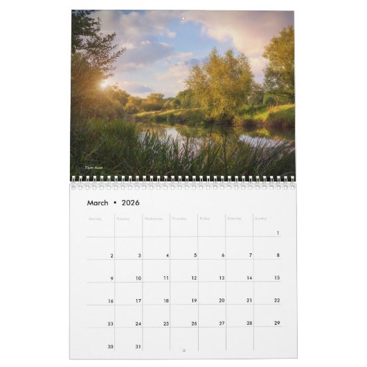 Warwickshire Calendar Kalender (Mär 2026)