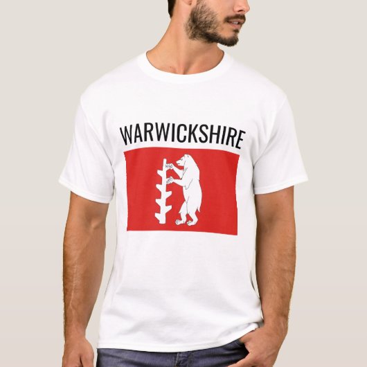 Warwickshire // English Landkreis Flag T-Shirt (Vorderseite)