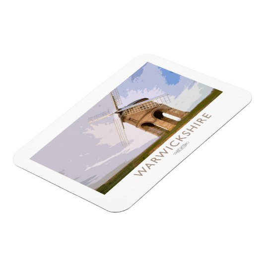 Warwickshire Railposter Magnet (Linke Seite)