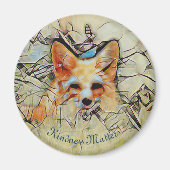 Wary Fox Kindness Matters Magnet (Vorne)