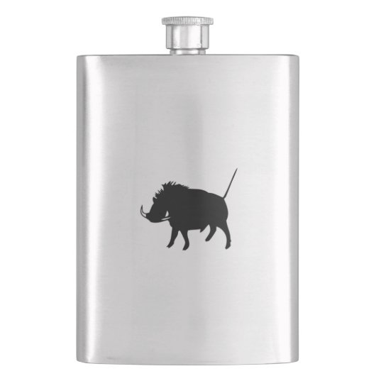 Warzen-Schwein Flachmann (Vorderseite)