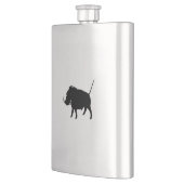 Warzen-Schwein Flachmann (Links)