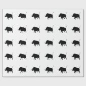 Warzen-Schwein Geschenkpapier (Flach)