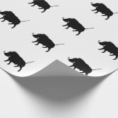 Warzen-Schwein Geschenkpapier (Ecke)