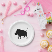 Warzen-Schwein Pappteller (Party)