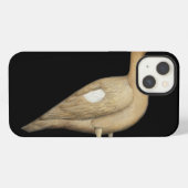 Warzenente mit hell-chokoladefarbenem Erpel iPhone Hülle (Rückseite (Horizontal))
