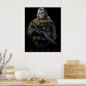 Warzone Ghost Poster (Küche)