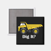 Was? - 2-Zoll-Square-Magnet Magnet (Vorderseite/Rückseite)