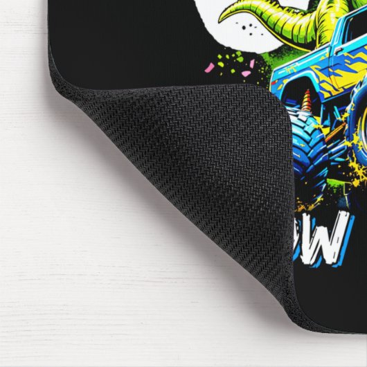 Was 6 Now I'm 7 Year Old Birthday 67 Monster Truck Mousepad (Ecke)