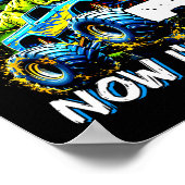 Was 6 Now I'm 7 Year Old Birthday 67 Monster Truck Poster (Ecke)