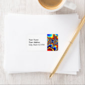 Was als Nächstes kommt - Fraktal Adressaufkleber (Insitu)