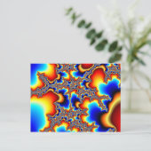 Was als Nächstes kommt - Fraktal Postkarte (Stehend Vorderseite)