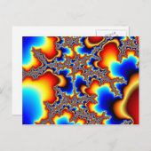 Was als Nächstes kommt - Fraktal Postkarte (Vorne/Hinten)