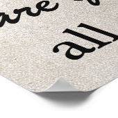 Was am meisten im Leben zählt, sind Zitate, die Ih Poster (Ecke)