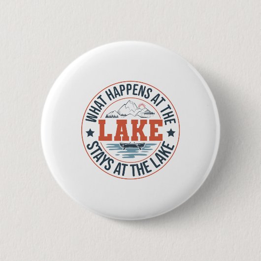 Was am See passiert, bleibt am See Lustig S Button (Vorderseite)