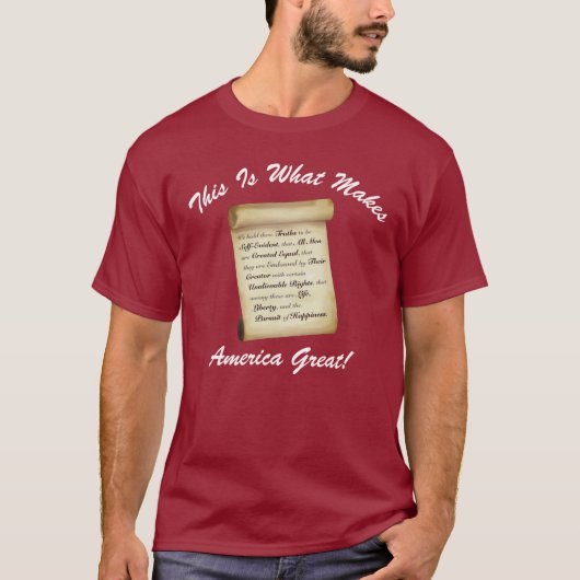 Was Amerika groß macht! T-Shirt (Vorderseite)