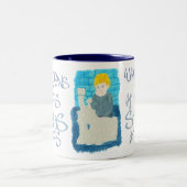 Was an den Papas geschieht Zweifarbige Tasse (Mittel)