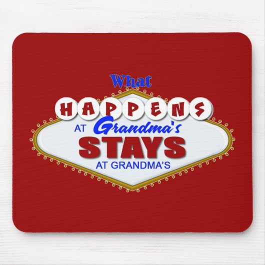 Was an der Großmutter geschieht, bleibe an den Mousepad (Vorne)