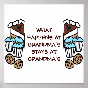 Was an der Großmutter geschieht, bleibe an der Poster