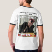 Was an der Wand steckte - Erwachsener Punk T-Shirt (Schwarz voll)