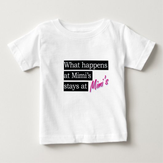 Was an Mimis Haus… geschieht Baby T-shirt (Vorderseite)