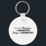 Was auch geschieht - Chemie Schlüsselanhänger<br><div class="desc">Was auch immer in der Chemie in der Chemie Bleibe</div>