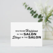 Was auch geschieht postkarte (Stehend Vorderseite)