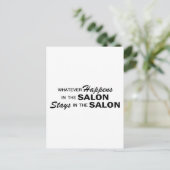 Was auch geschieht postkarte (Stehend Vorderseite)