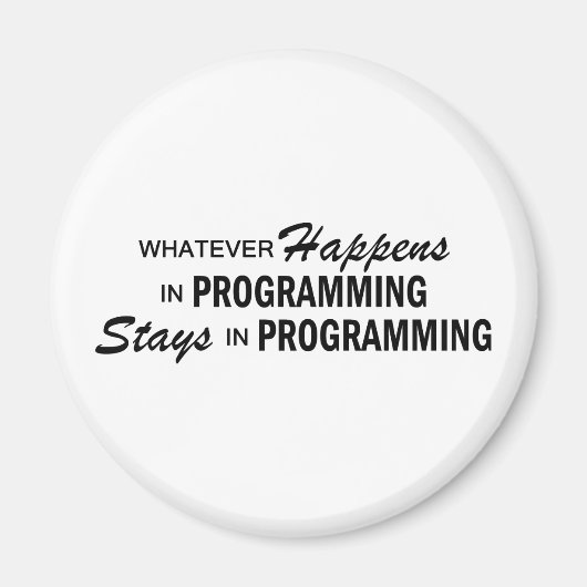 Was auch geschieht - Programmierung Magnet (Vorne)