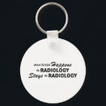 Was auch geschieht - Radiologie Schlüsselanhänger<br><div class="desc">Was auch immer in der Radiologie Bleibe in der Radiologie</div>