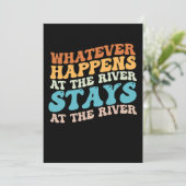Was auch immer am Fluss Bleibe, am Fluss Einladung (Stehend Vorderseite)