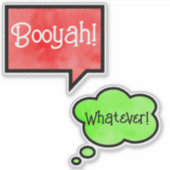 Was auch immer! aufkleber (Vorderseite)