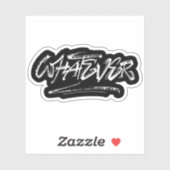 Was auch immer aufkleber (Blatt)