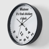 Was auch immer das Fried Chicken O'clock Fun Resta Uhr (Winkel)