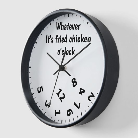 Was auch immer das Fried Chicken O'clock Fun Resta Uhr (Winkel)
