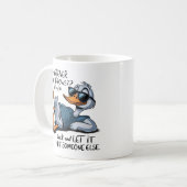 Was auch immer das Leben auf dich wirft Kaffeetasse (Vorderseite Links)